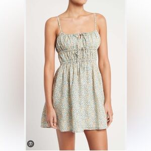 Faithfull the brand shivka mini dress floral print